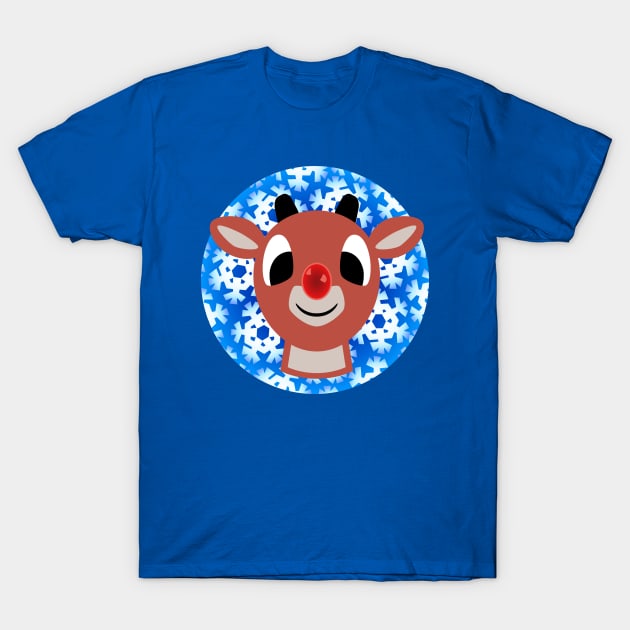 Hello Rudolph T-Shirt by JPenfieldDesigns